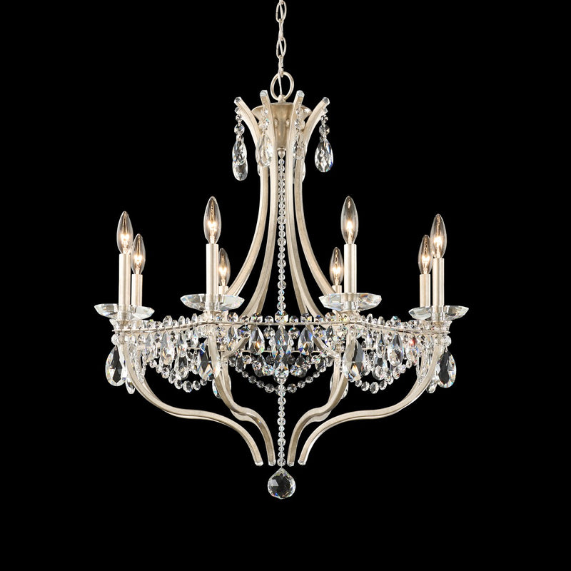 Schonbek S77508-26H Eight Light Chandelier, French Gold