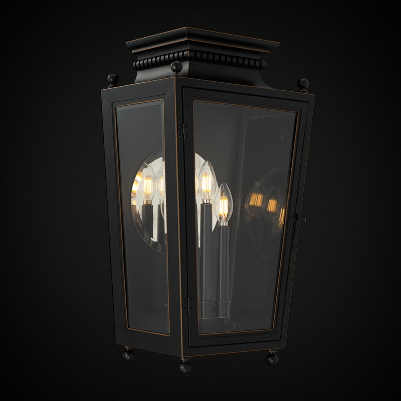 Schonbek SW31523-719 Four Light Outdoor Wall Mount, Oil Rubbed Bronze