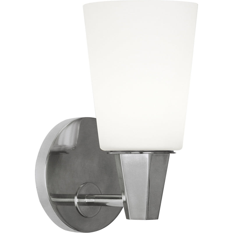 Robert Abbey C254F One Light Wall Sconce, Polished Chrome
