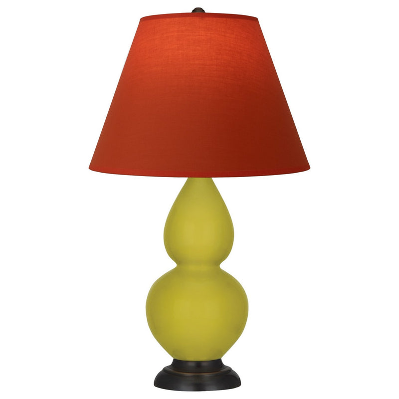 Robert Abbey CI11T One Light Accent Lamp, Citron Glazed Ceramic w/Deep Patina Bronze