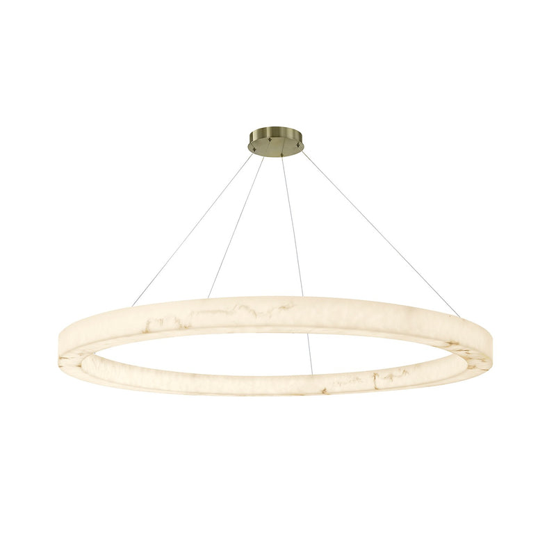 Justice Designs FAL-8229-BRSS LED Pendant, Brushed Brass