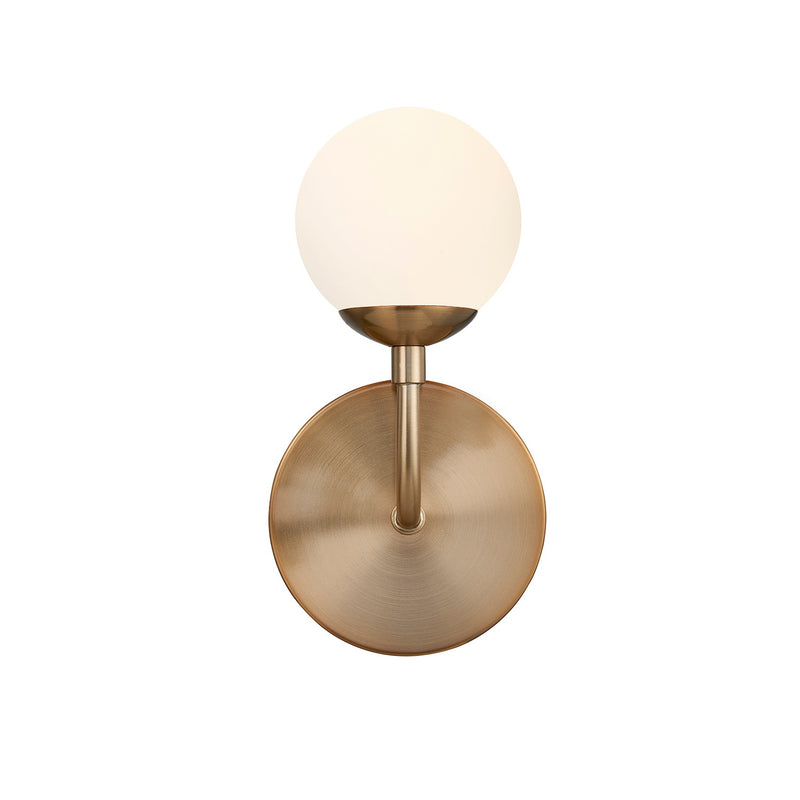 Justice Designs FSN-9011-ETCH-BRSS One Light Wall Sconce, Brushed Brass