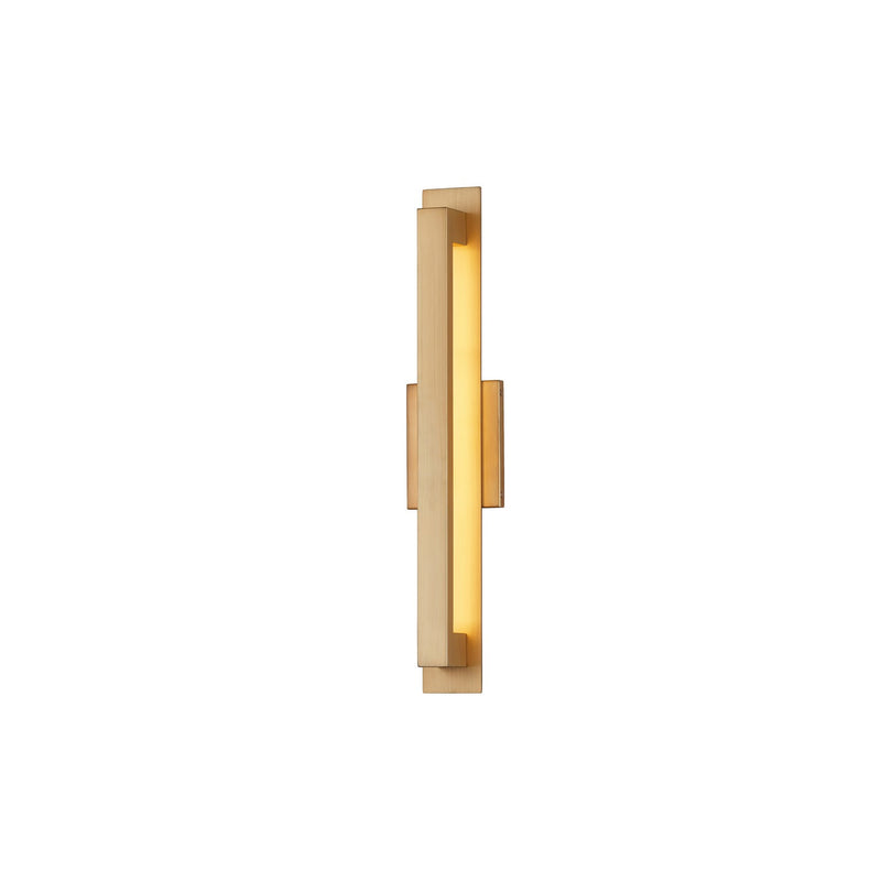 Justice Designs NSH-7725W-BGLD LED Outdoor Wall Sconce, Burnished Gold