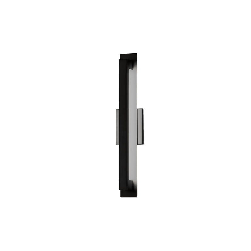 Justice Designs NSH-7725W-MBLK LED Outdoor Wall Sconce, Matte Black