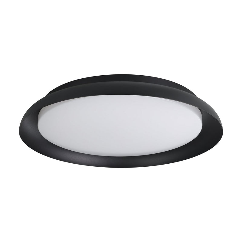 Eglo USA 206904A LED Flush Mount, Black