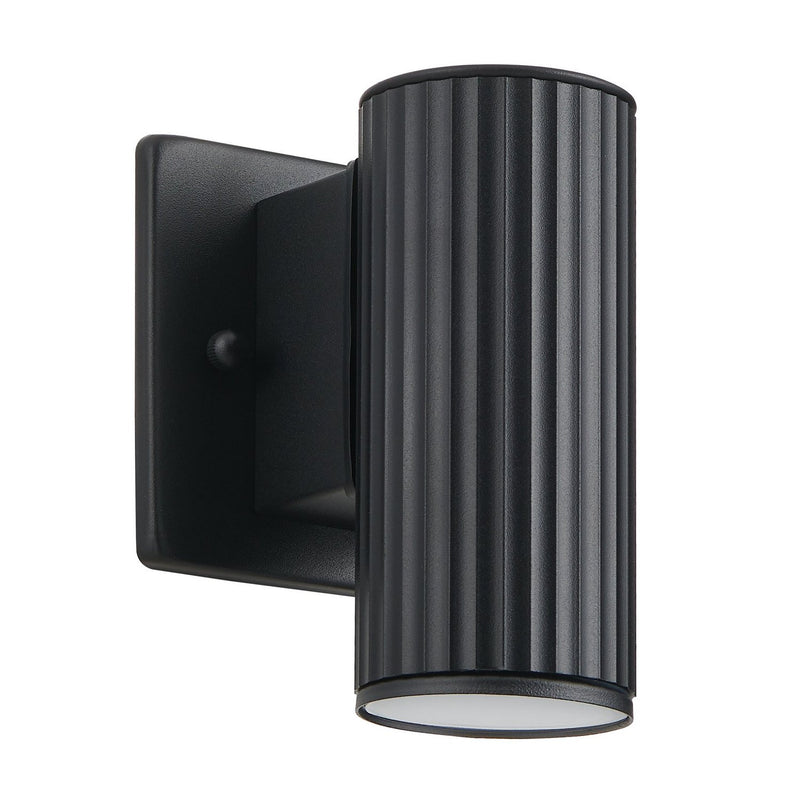 Eglo USA 207122A One Light Exterior Wall Sconce, Black