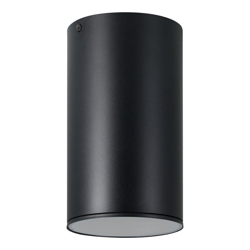 Eglo USA 207238A One Light Exterior Flush Mount, Black