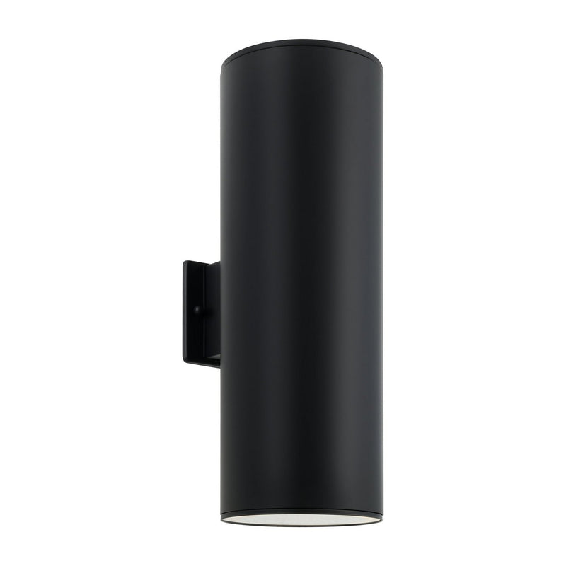 Eglo USA 207239A Two Light Exterior Wall Sconce, Black