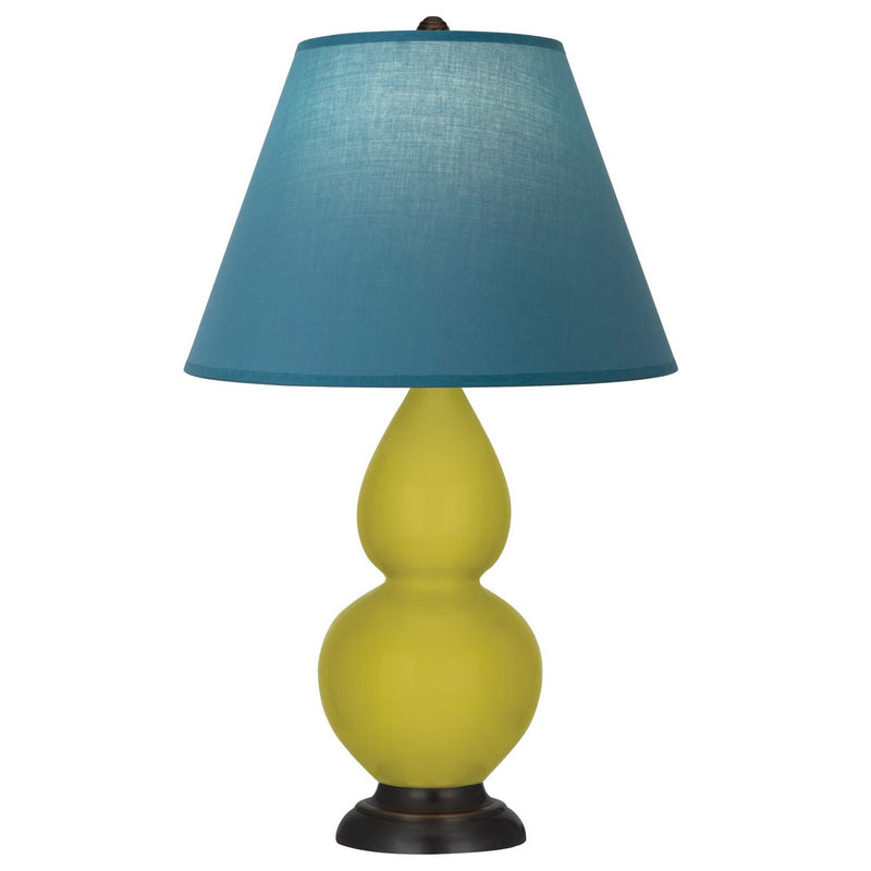 Robert Abbey CI11B One Light Accent Lamp, Citron Glazed Ceramic w/Deep Patina Bronze
