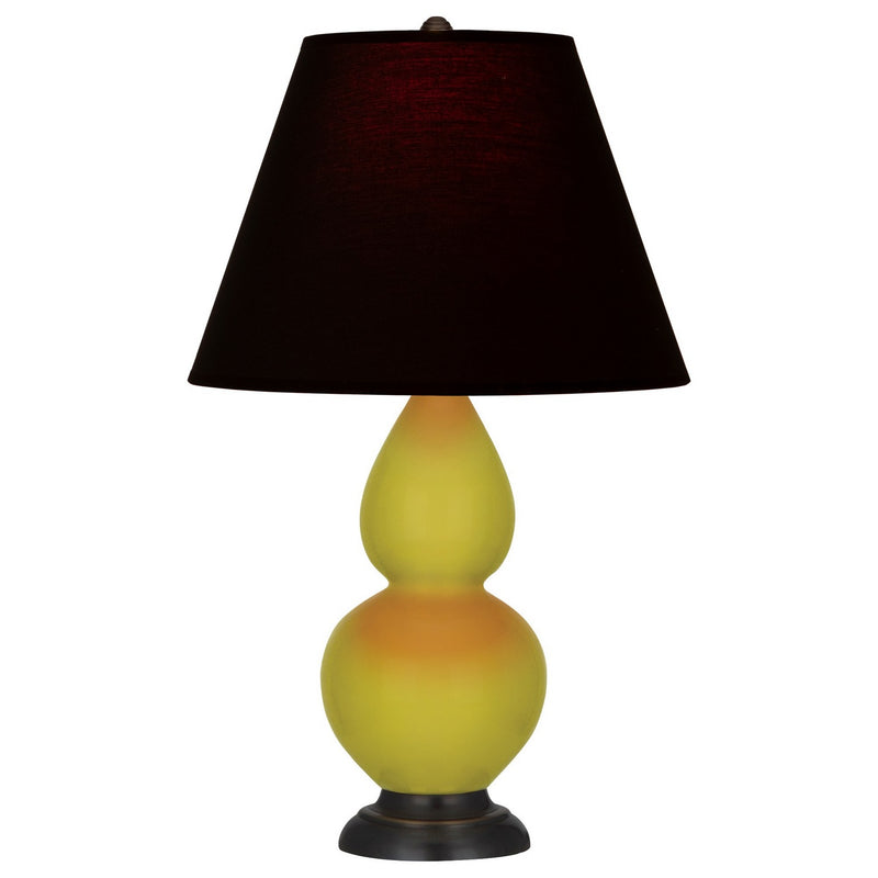 Robert Abbey CI11K One Light Accent Lamp, Citron Glazed Ceramic w/Deep Patina Bronze