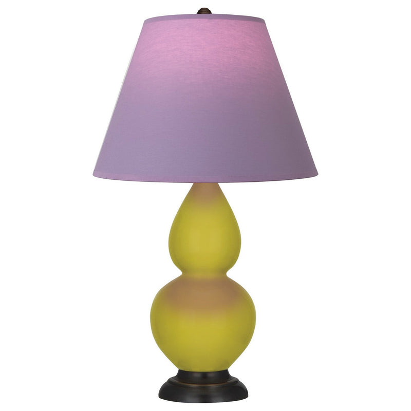 Robert Abbey CI11L One Light Accent Lamp, Citron Glazed Ceramic w/Deep Patina Bronze