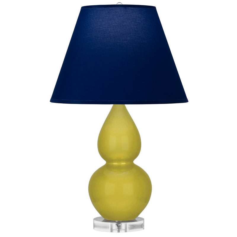 Robert Abbey CI13N One Light Accent Lamp, Citron Glazed Ceramic w/Lucite