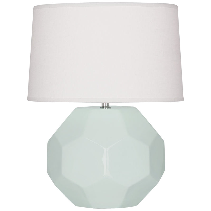 Robert Abbey CL01 One Light Table Lamp, Celadon Glazed Ceramic