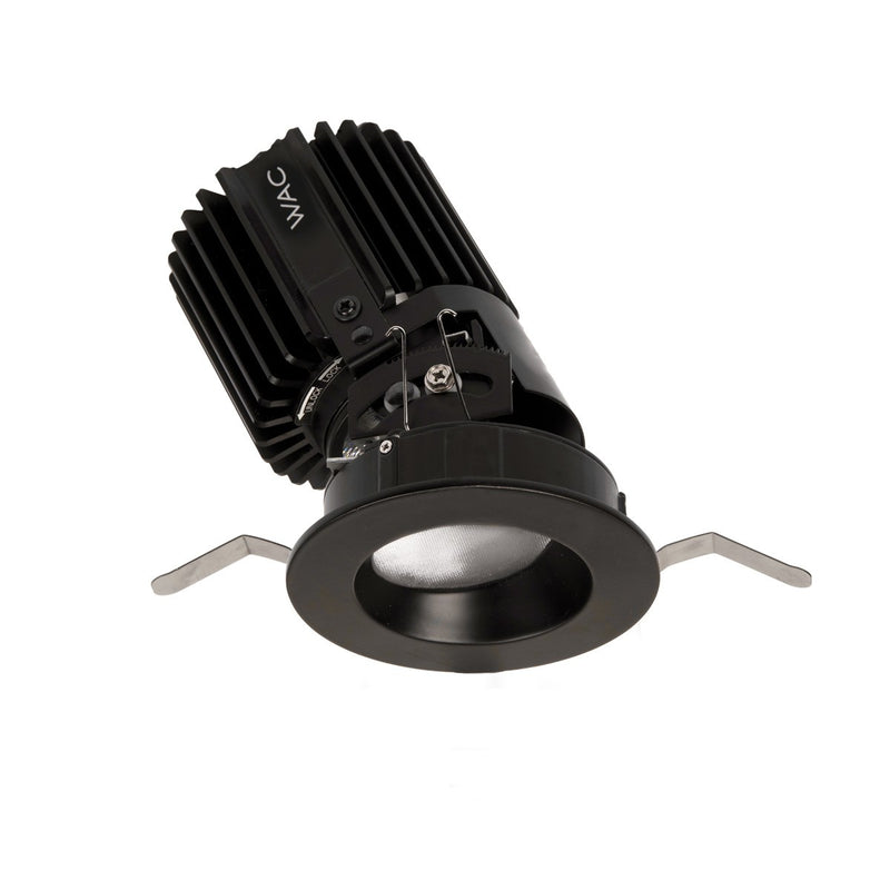 W.A.C. Lighting R2RAT-NTWB-BK LED Adjustable Trim, Black