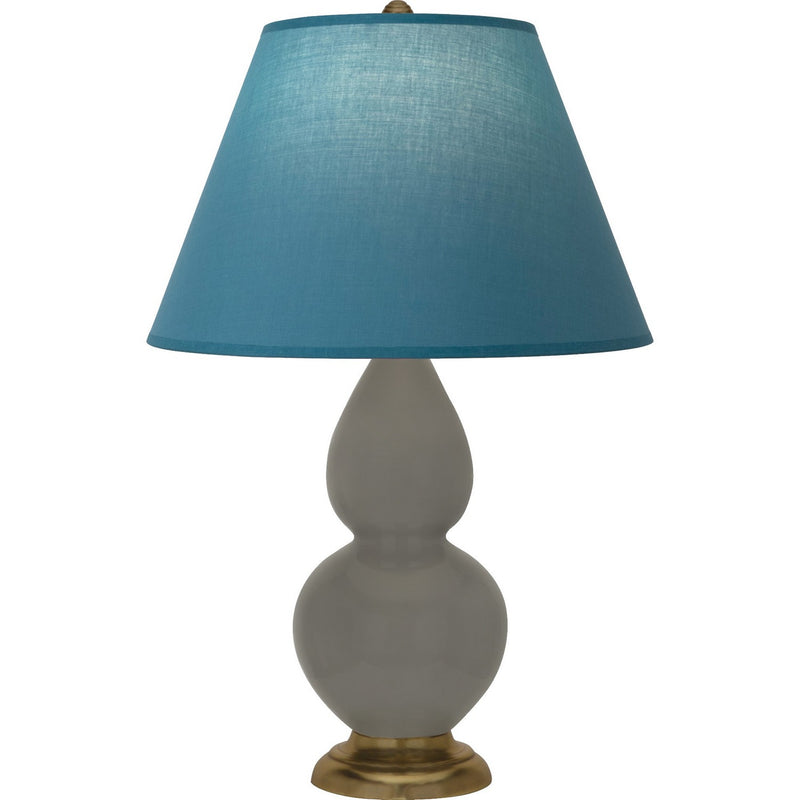 Robert Abbey CR10B One Light Accent Lamp, Ash Glazed Ceramic w/Antique Natural Brass
