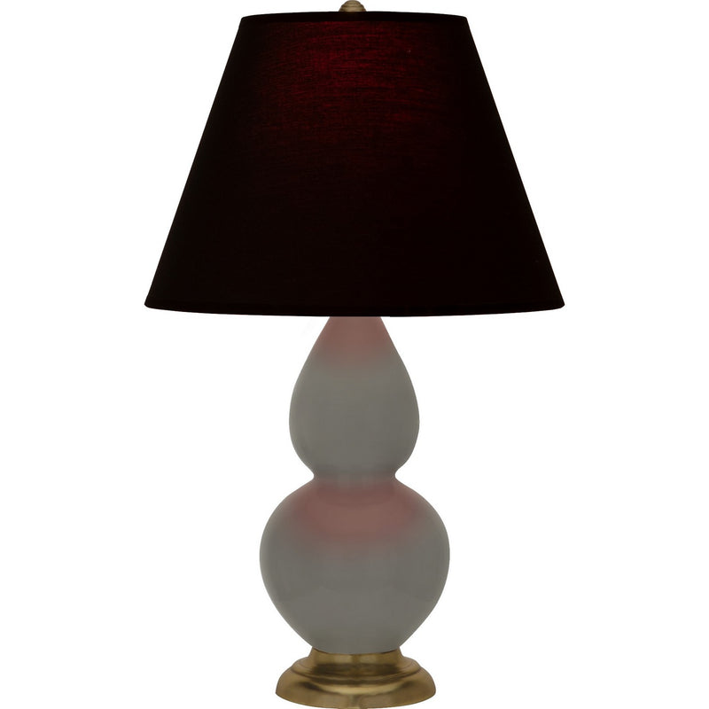 Robert Abbey CR10K One Light Accent Lamp, Ash Glazed Ceramic w/Antique Natural Brass
