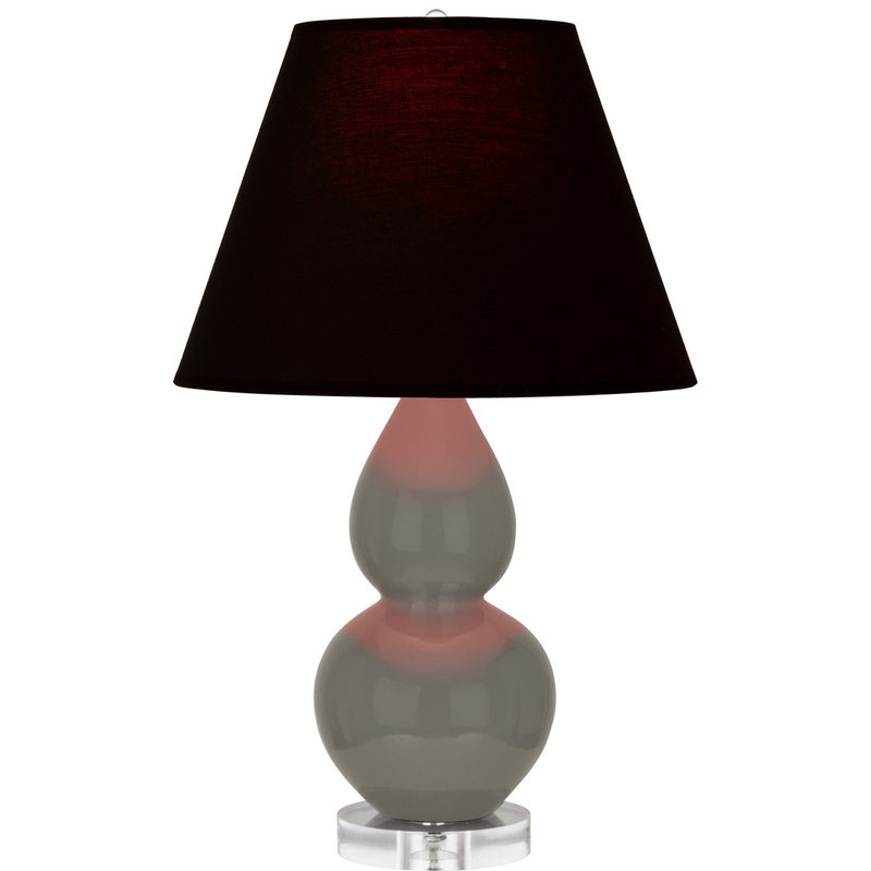 Robert Abbey CR13K One Light Accent Lamp, Ash Glazed Ceramic w/Lucite