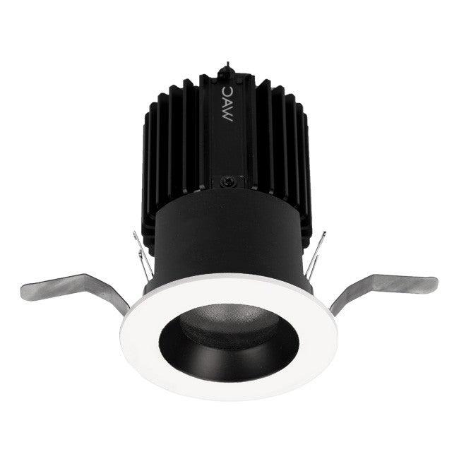 W.A.C. Lighting R2RD2T-WTWA-BKWT LED Downlight Trim, Black/White