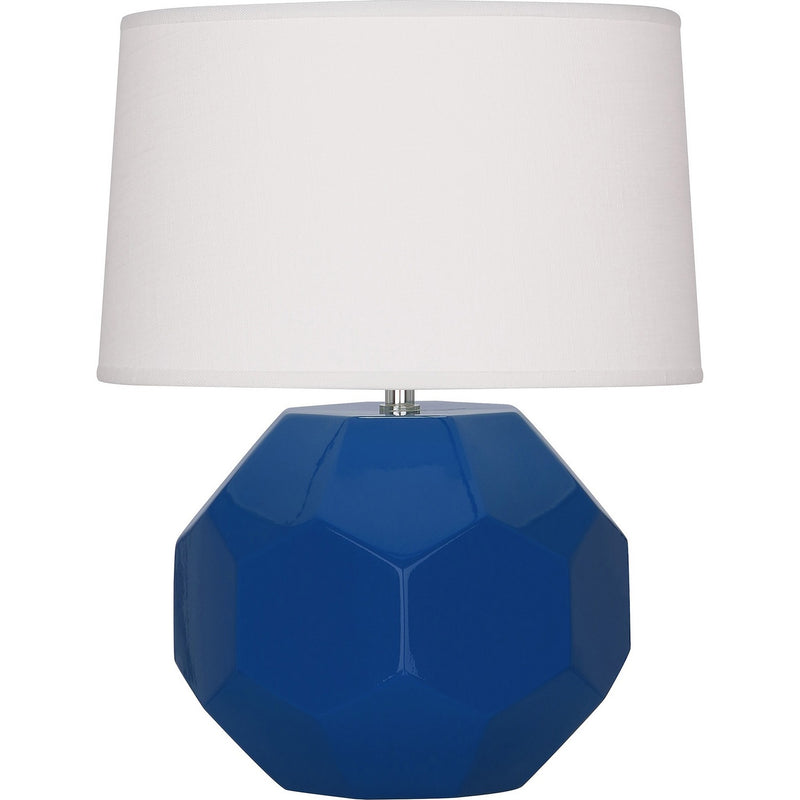 Robert Abbey CT02 One Light Accent Lamp, Cobalt Glazed Ceramic