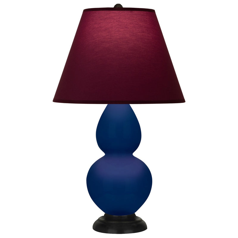 Robert Abbey CT11P One Light Accent Lamp, Cobalt Glazed Ceramic w/Deep Patina Bronze