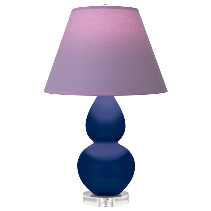 Robert Abbey CT13L One Light Accent Lamp, Cobalt Glazed Ceramic w/Lucite