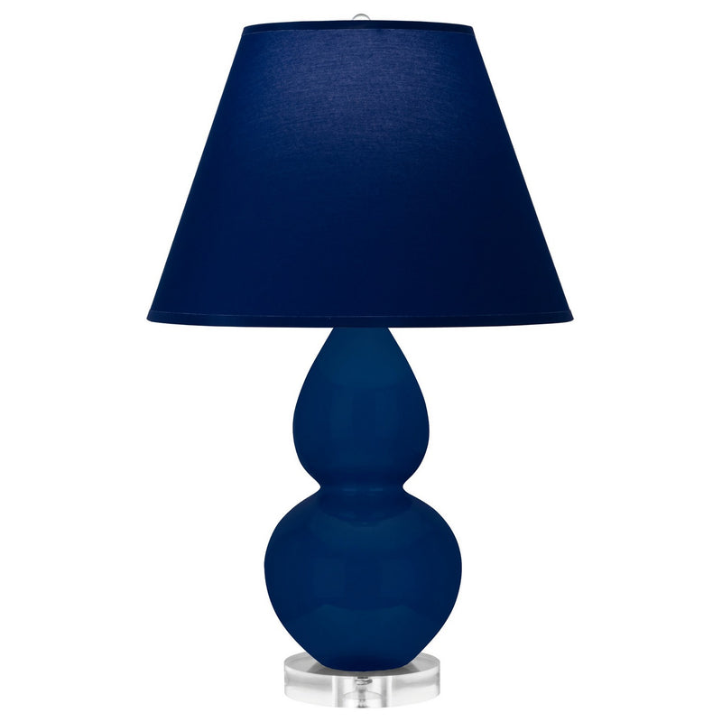 Robert Abbey CT13N One Light Accent Lamp, Cobalt Glazed Ceramic w/Lucite