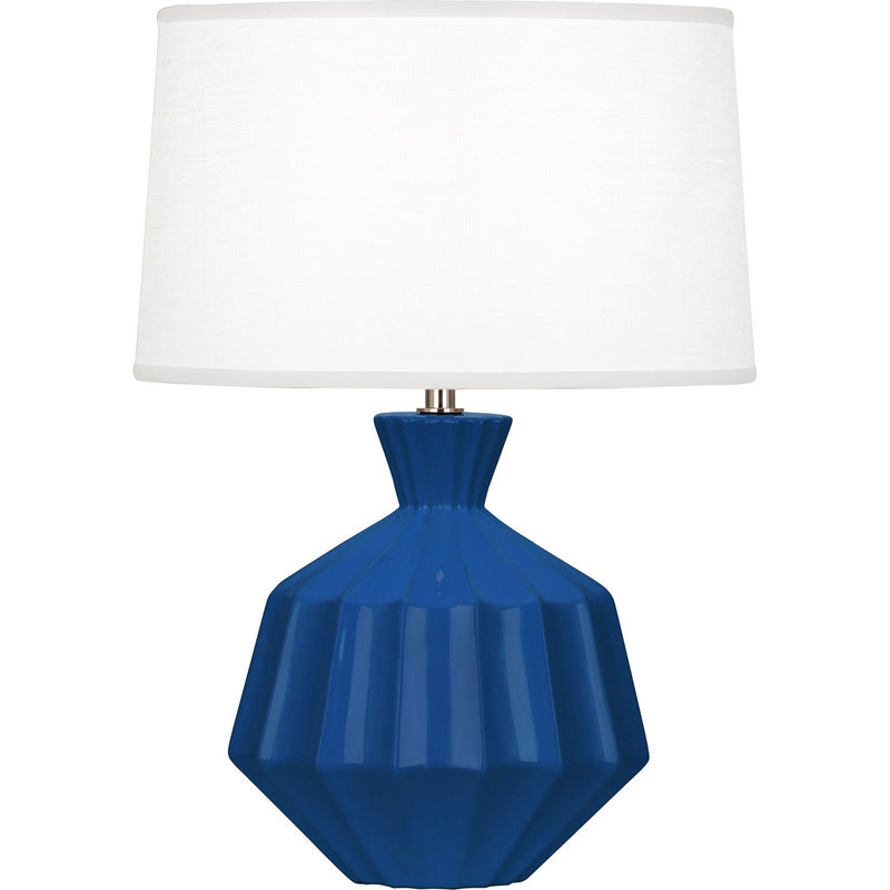Robert Abbey CT989 One Light Accent Lamp, Cobalt Glazed Ceramic