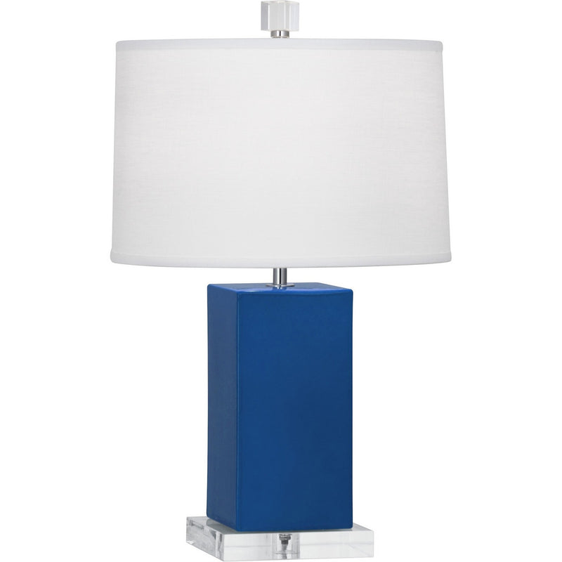 Robert Abbey CT990 One Light Accent Lamp, Cobalt Glazed Ceramic