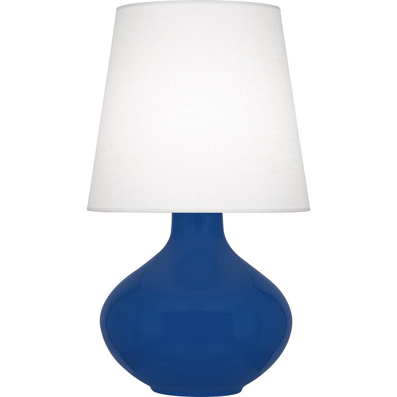 Robert Abbey CT993 One Light Table Lamp, Cobalt Glazed Ceramic