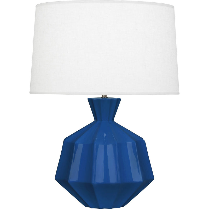 Robert Abbey CT999 One Light Table Lamp, Cobalt Glazed Ceramic