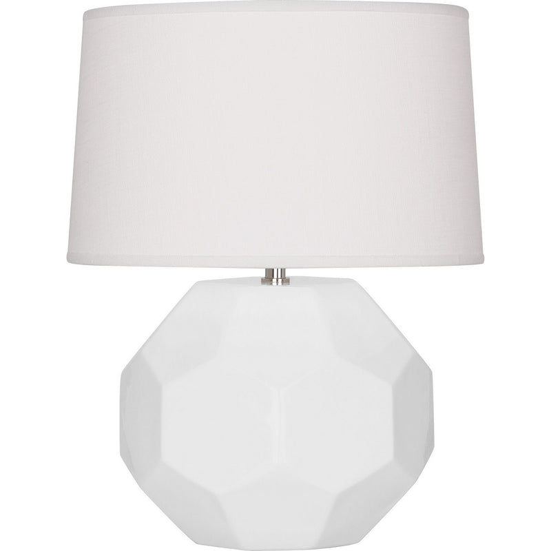 Robert Abbey DY01 One Light Table Lamp, Daisy Glazed Ceramic
