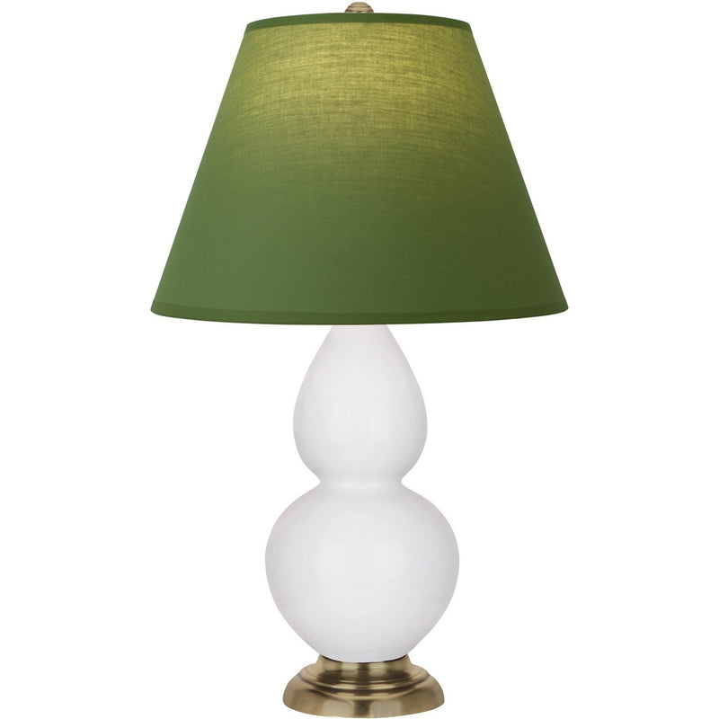 Robert Abbey DY10G One Light Accent Lamp, Daisy Glazed Ceramic w/Antique Natural Brass