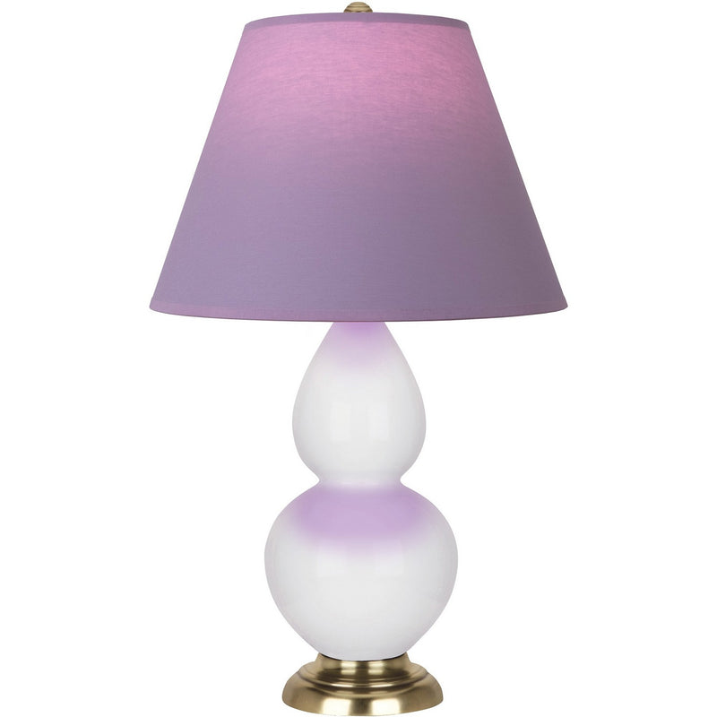 Robert Abbey DY10L One Light Accent Lamp, Daisy Glazed Ceramic w/Antique Natural Brass