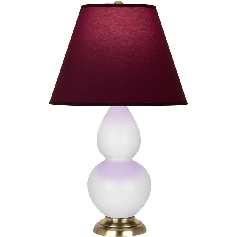 Robert Abbey DY10P One Light Accent Lamp, Daisy Glazed Ceramic w/Antique Natural Brass
