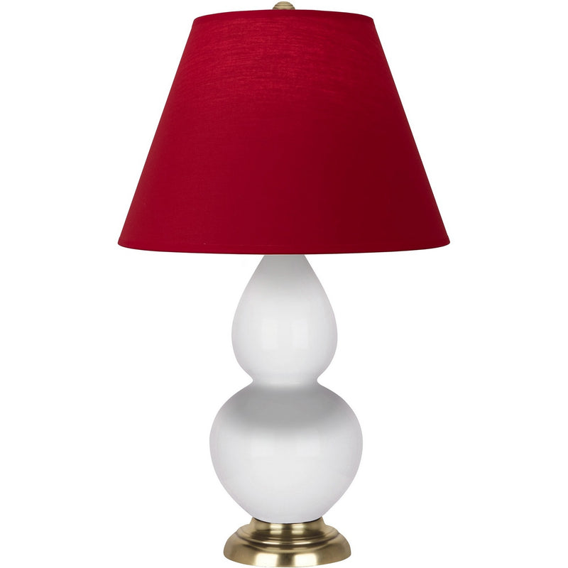 Robert Abbey DY10R One Light Accent Lamp, Daisy Glazed Ceramic w/Antique Natural Brass