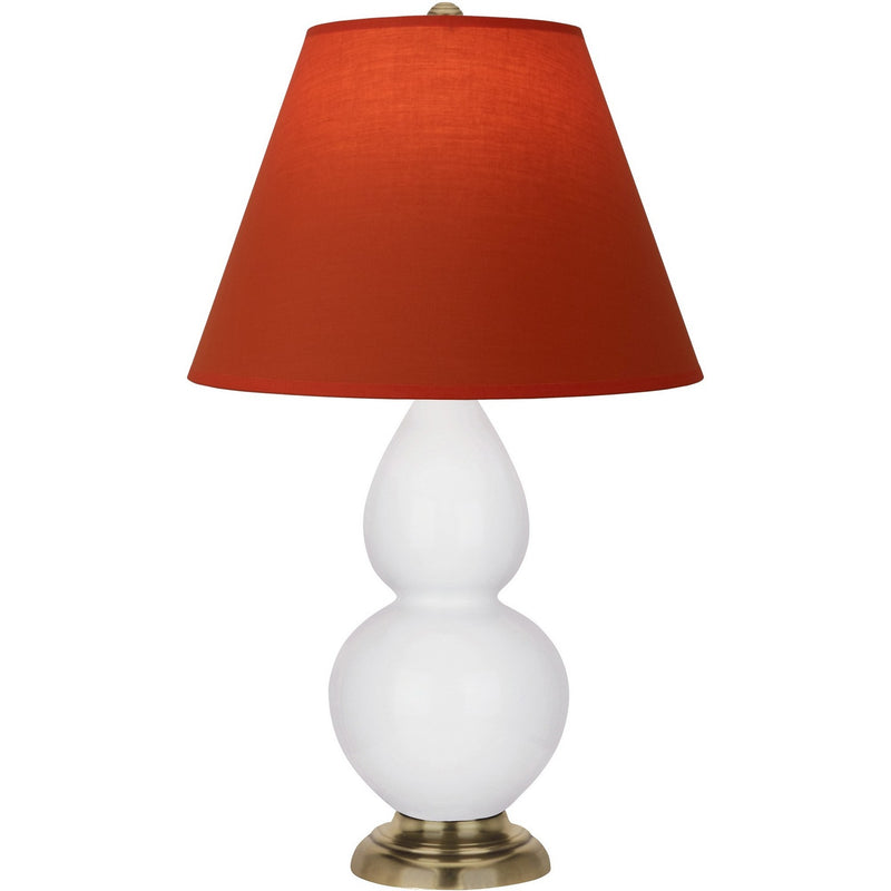 Robert Abbey DY10T One Light Accent Lamp, Daisy Glazed Ceramic w/Antique Natural Brass