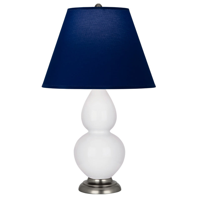 Robert Abbey DY12N One Light Accent Lamp, Daisy Glazed Ceramic w/Antique Silver