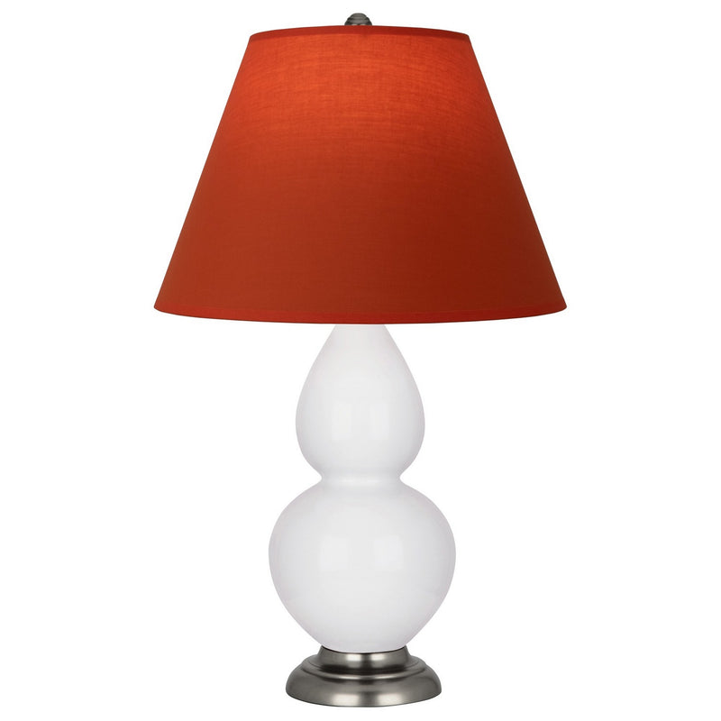 Robert Abbey DY12T One Light Accent Lamp, Daisy Glazed Ceramic w/Antique Silver