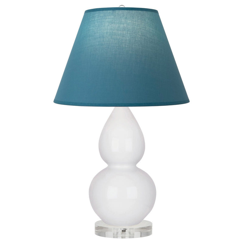 Robert Abbey DY13B One Light Accent Lamp, Daisy Glazed Ceramic w/Lucite