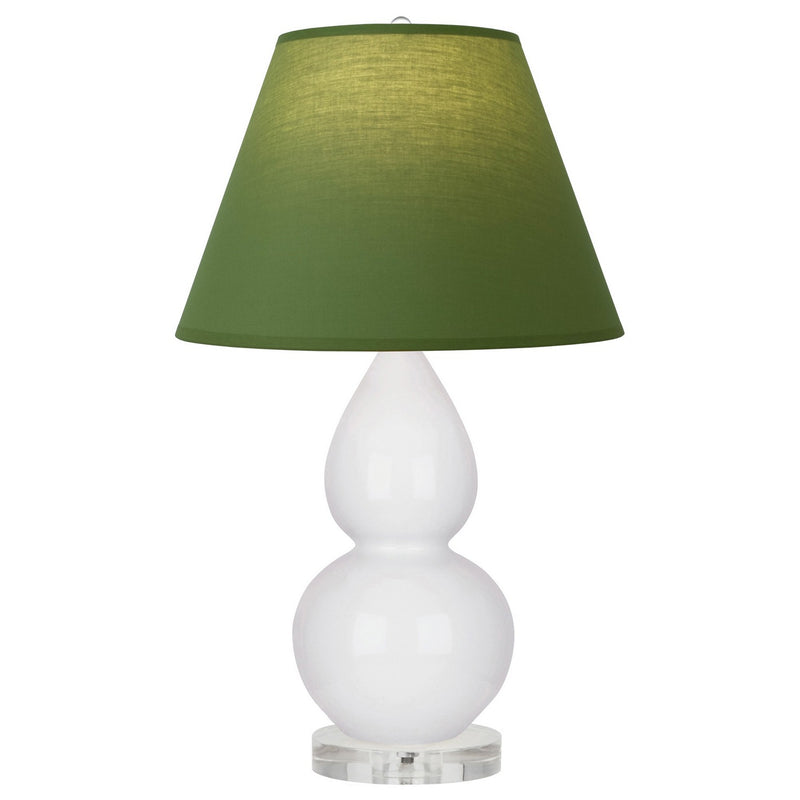 Robert Abbey DY13G One Light Accent Lamp, Daisy Glazed Ceramic w/Lucite