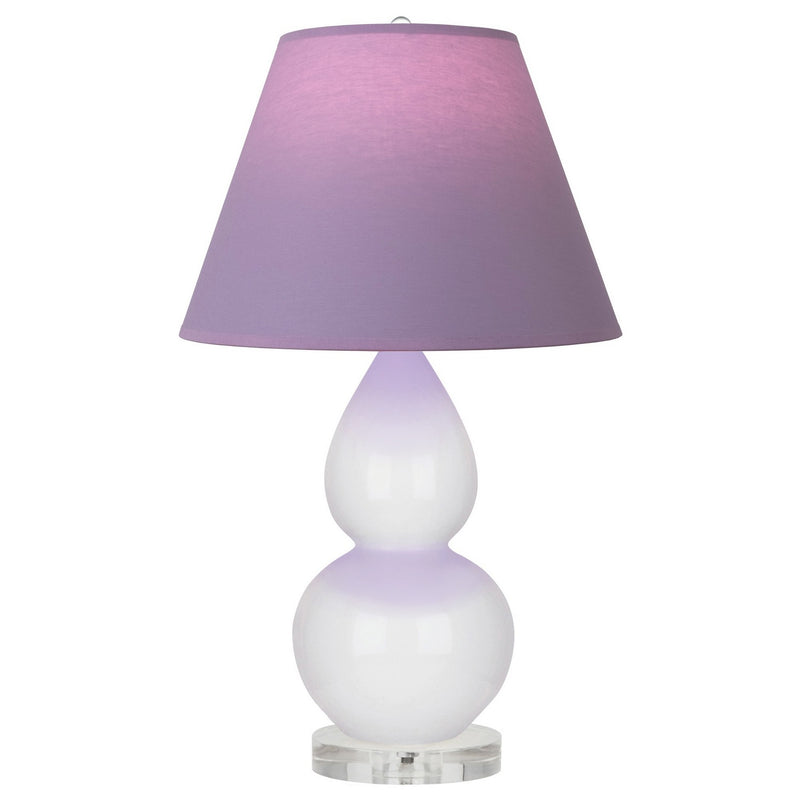 Robert Abbey DY13L One Light Accent Lamp, Daisy Glazed Ceramic w/Lucite