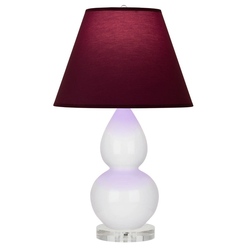Robert Abbey DY13P One Light Accent Lamp, Daisy Glazed Ceramic w/Lucite