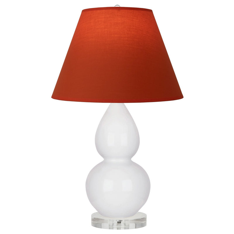Robert Abbey DY13T One Light Accent Lamp, Daisy Glazed Ceramic w/Lucite