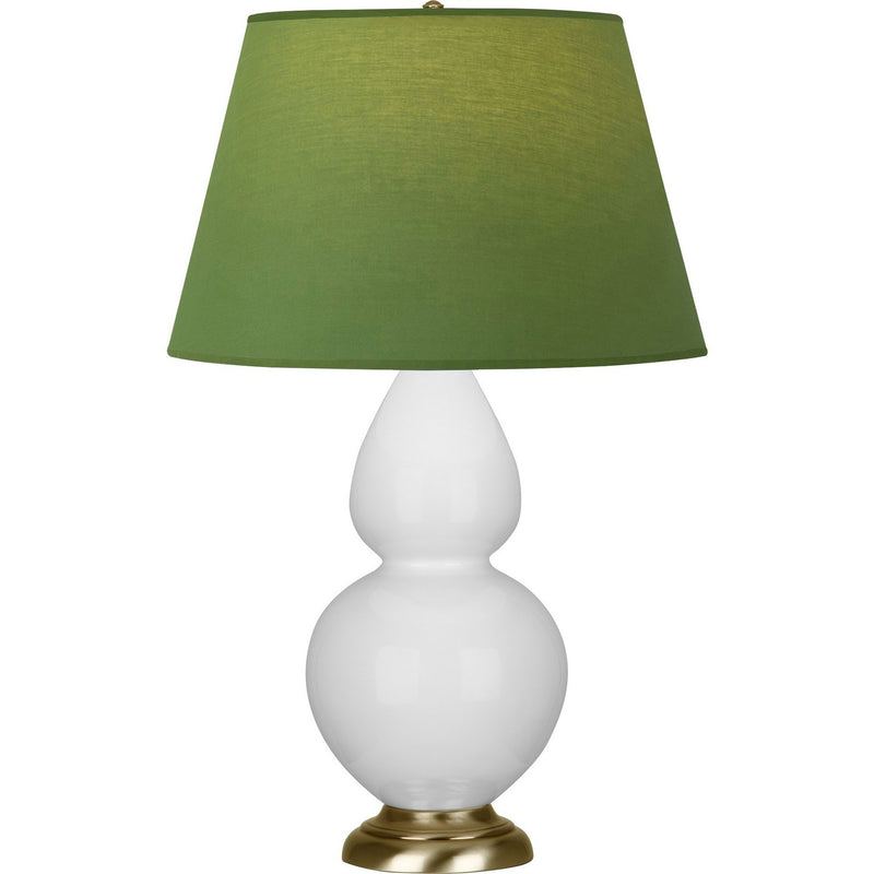 Robert Abbey DY20G One Light Table Lamp, Daisy Glazed Ceramic w/Antique Natural Brass