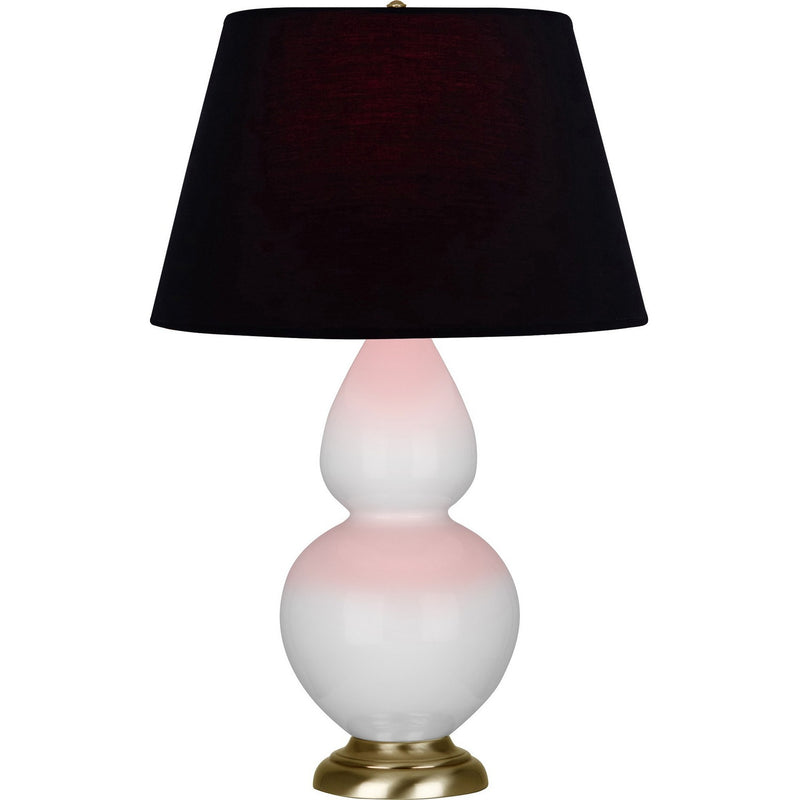 Robert Abbey DY20K One Light Table Lamp, Daisy Glazed Ceramic w/Antique Natural Brass