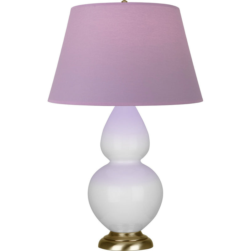 Robert Abbey DY20L One Light Table Lamp, Daisy Glazed Ceramic w/Antique Natural Brass