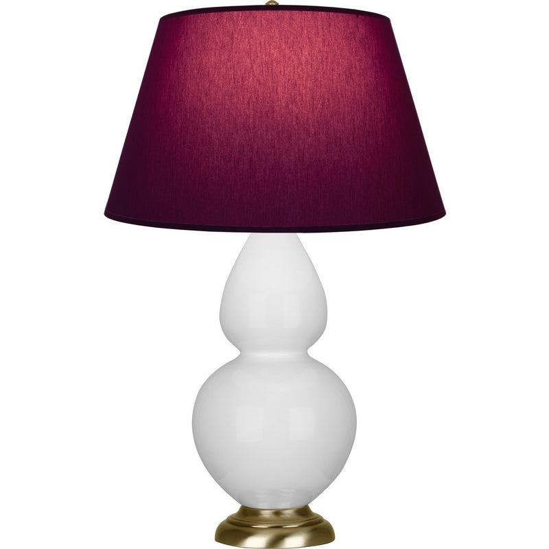 Robert Abbey DY20P One Light Table Lamp, Daisy Glazed Ceramic w/Antique Natural Brass