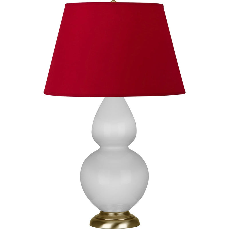Robert Abbey DY20R One Light Table Lamp, Daisy Glazed Ceramic w/Antique Natural Brass