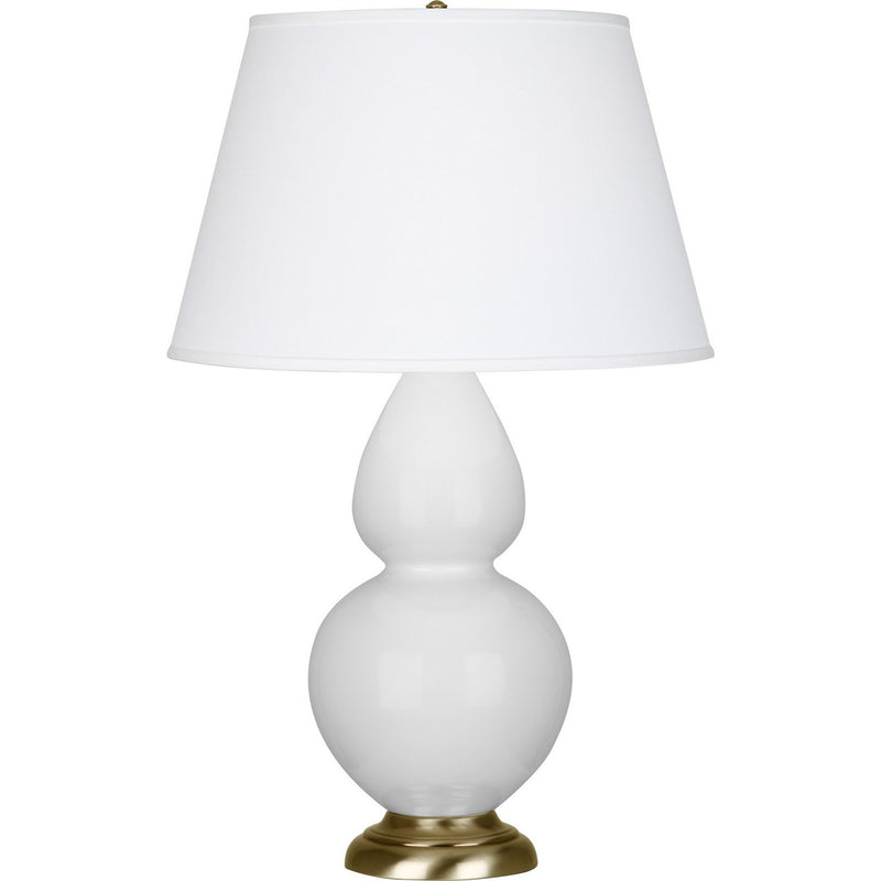 Robert Abbey DY20X One Light Table Lamp, Daisy Glazed Ceramic w/Antique Natural Brass