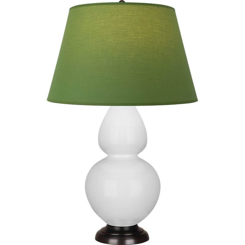 Robert Abbey DY21G One Light Table Lamp, Daisy Glazed Ceramic w/Deep Patina Bronze